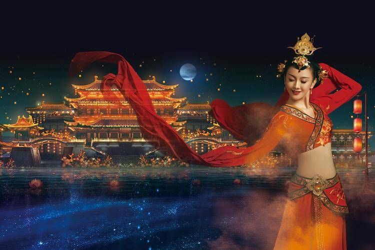 古今在这里交辉，千古情在这里传唱