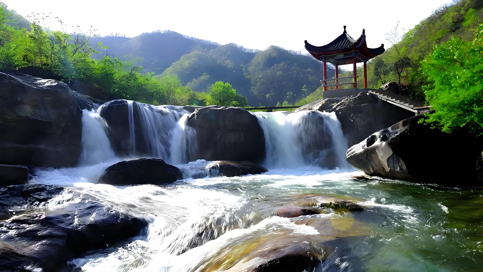盛夏高温模式开启~去哪儿可寻一处清凉，来22℃的长青华阳景区~