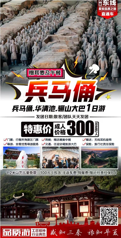 2025兵马俑+华清宫（含骊山）1日游攻略~天天发团~