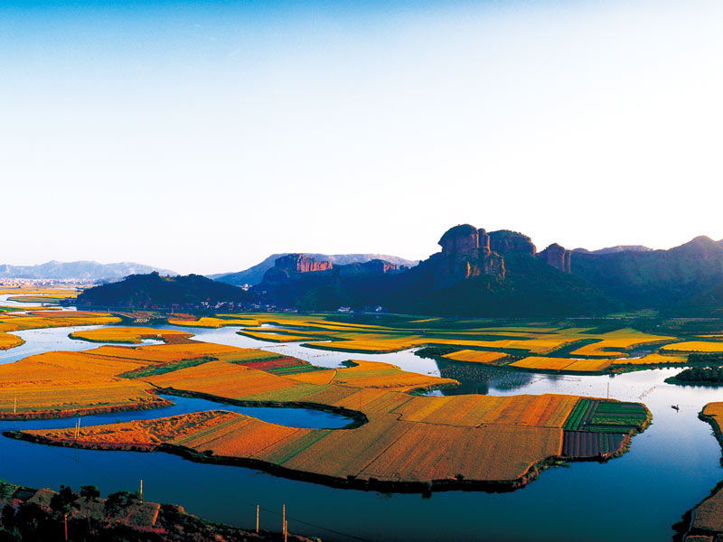 桃江十三渚 桃渚古城 大火山