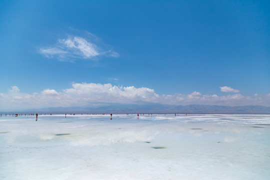 《盐湖计划》在青海茶卡天空壹号景区开拍
